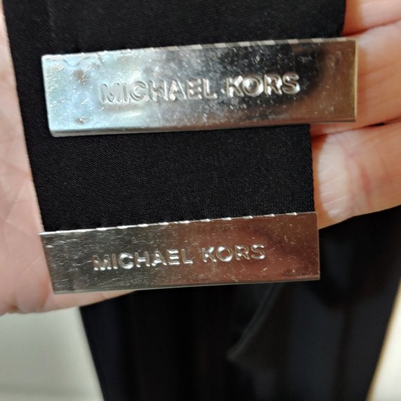 Michael Kors Black Short Sleeve Belted Romper NWOT-SZ M - Picture 6 of 6